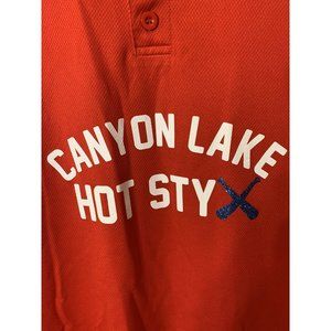 Canyon Lake Baseball Jersey Hot Styx Mens Sz‎ L Red
